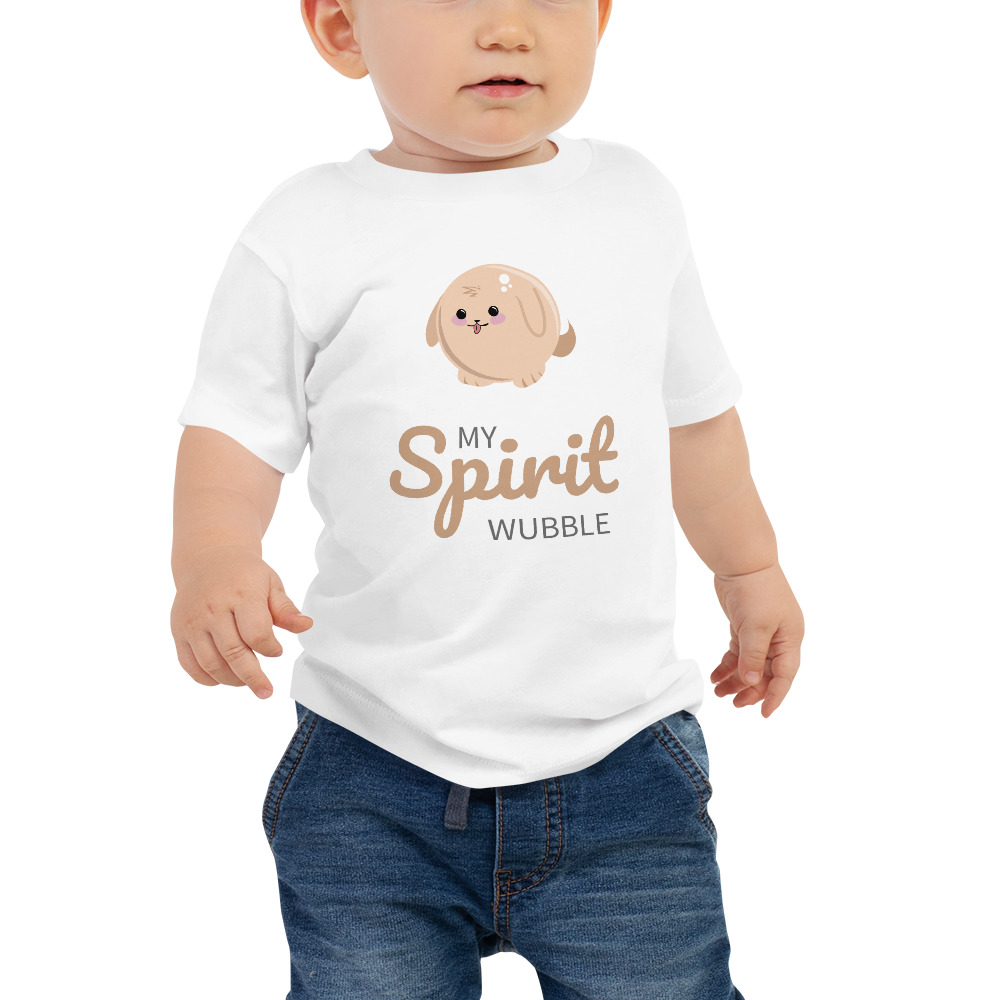 Puppy My Spirit Wubble (Animal) - Baby Jersey Short Sleeve Tee - Image 2