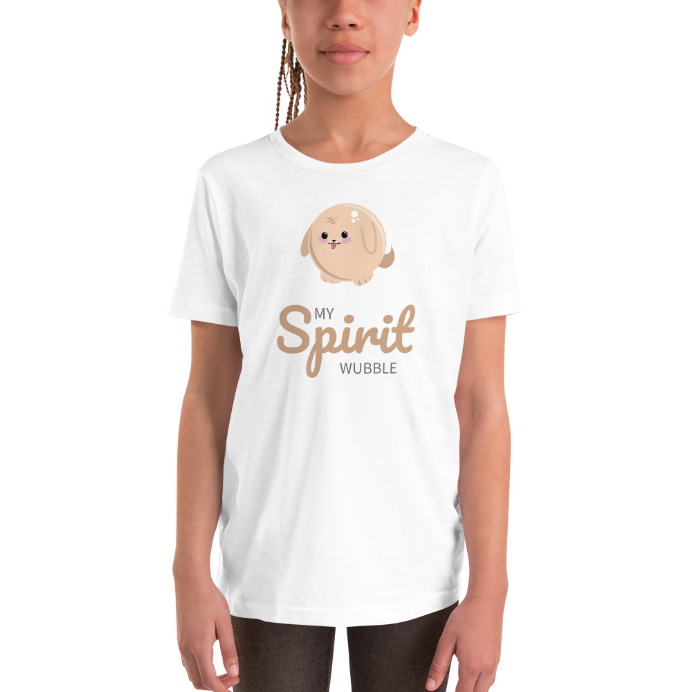 Puppy My Spirit Wubble (Animal) - Youth Short Sleeve T-Shirt - Image 2