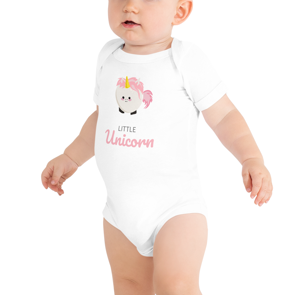 Little One - Unicorn - Baby Bodysuit - Image 2