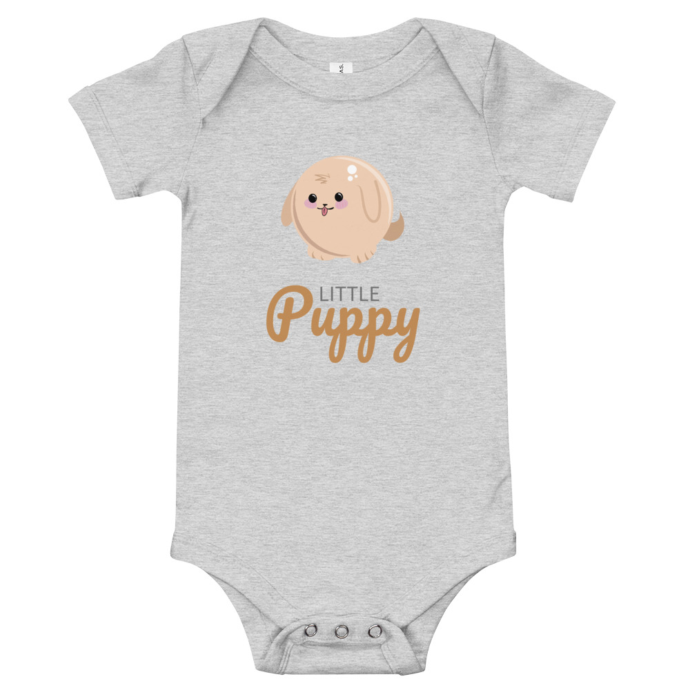 Little One - Puppy - Baby Bodysuit - Image 3