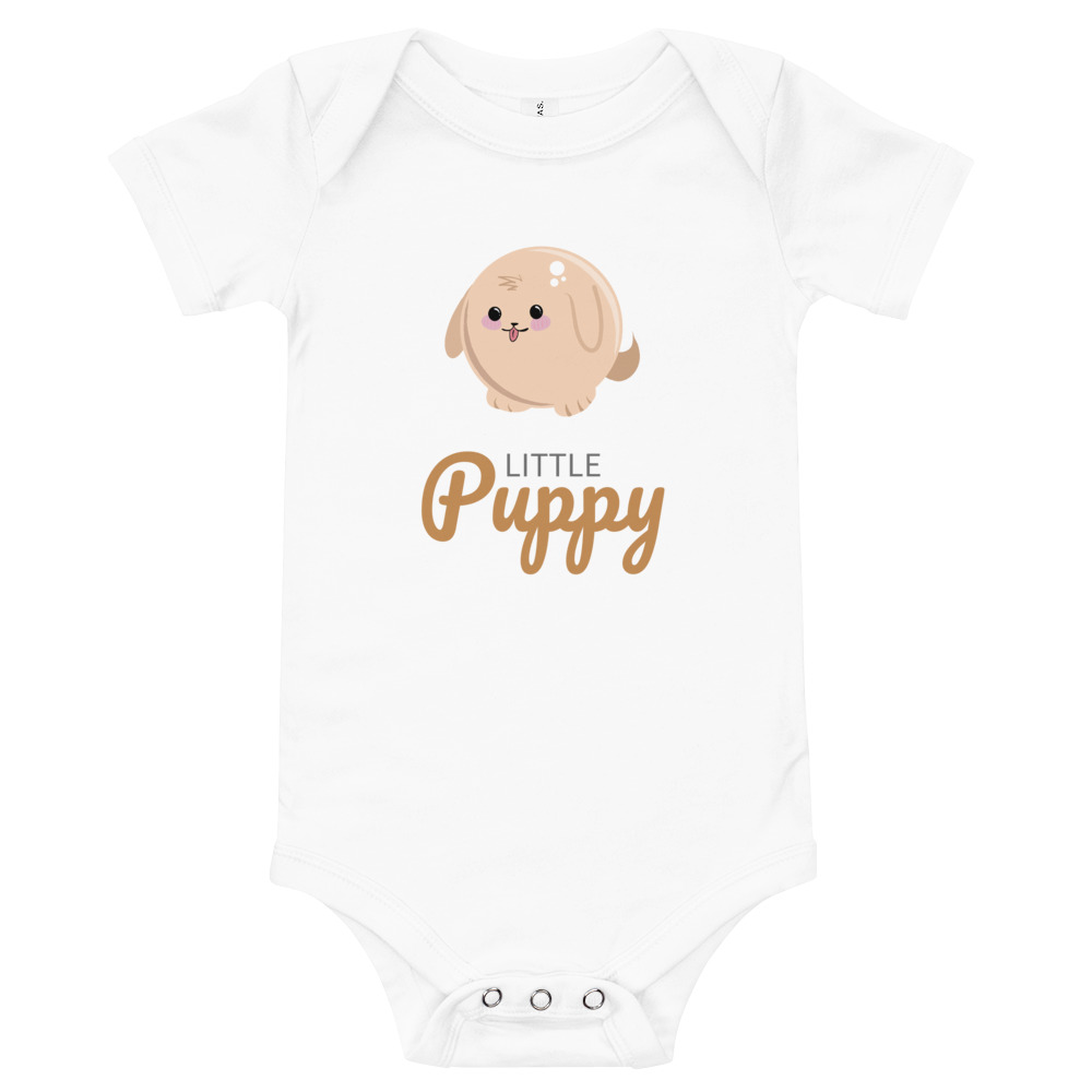 Little One - Puppy - Baby Bodysuit
