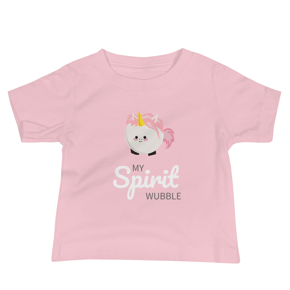 Unicorn My Spirit Wubble (Animal) - Baby Jersey Short Sleeve Tee - Image 6