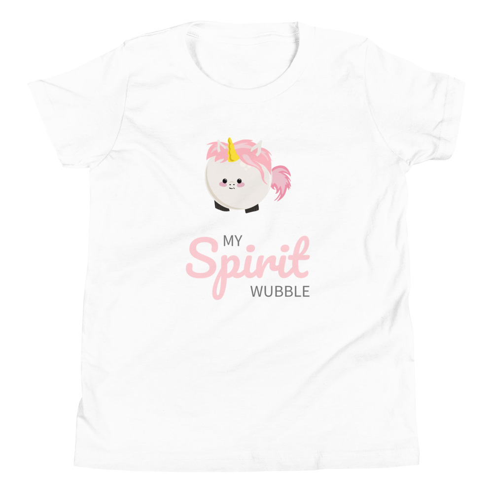 Unicorn My Spirit Wubble (Animal) - Youth Short Sleeve T-Shirt