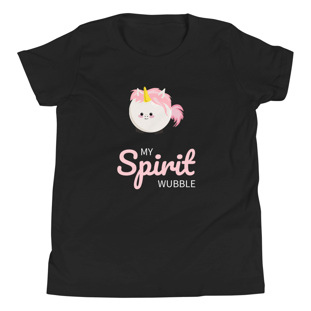 Unicorn My Spirit Wubble (Animal) - Youth Short Sleeve T-Shirt - Image 5