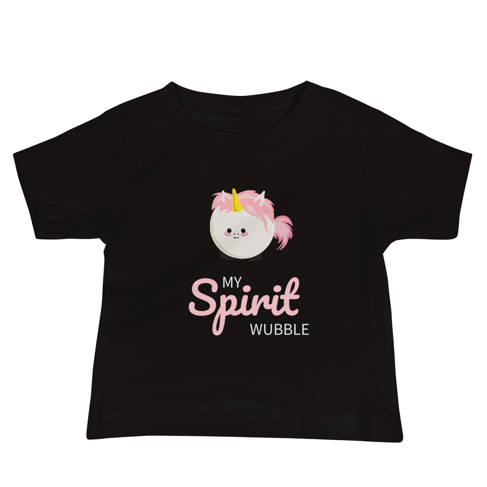 Unicorn My Spirit Wubble (Animal) - Baby Jersey Short Sleeve Tee - Image 5