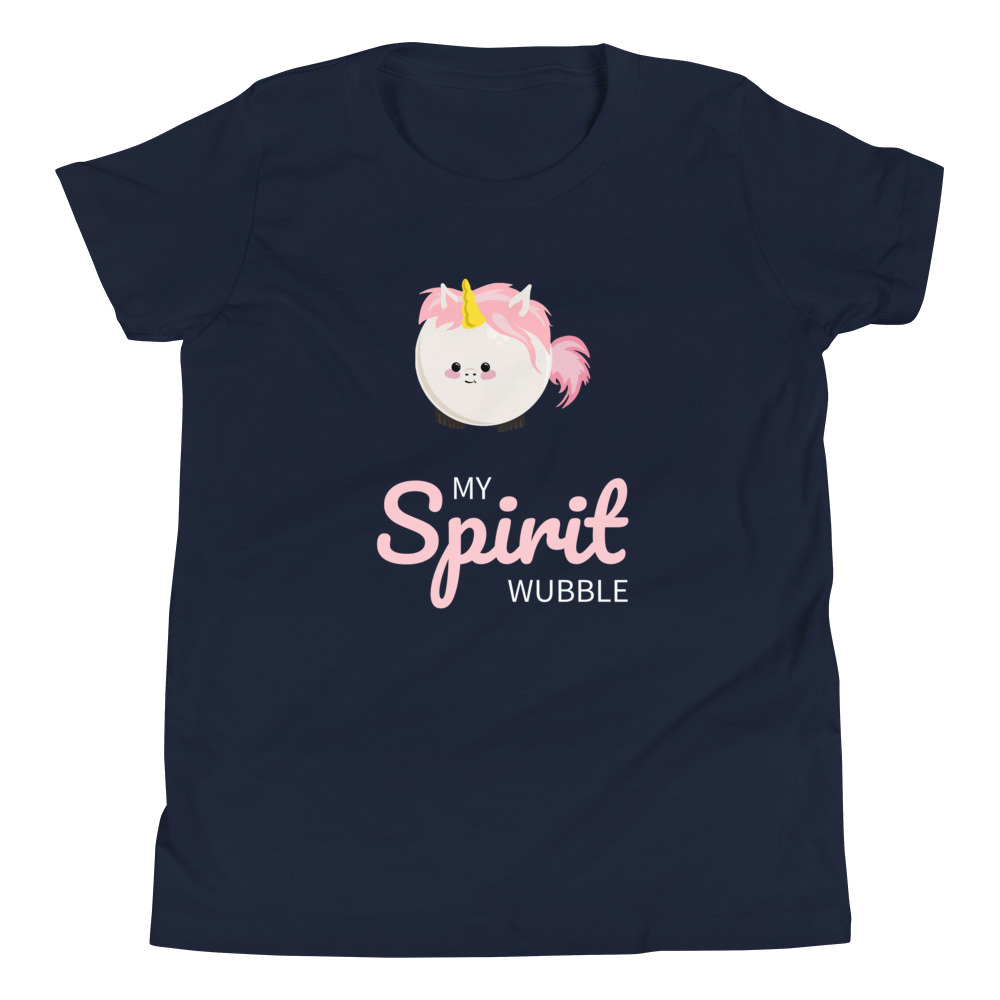 Unicorn My Spirit Wubble (Animal) - Youth Short Sleeve T-Shirt - Image 4