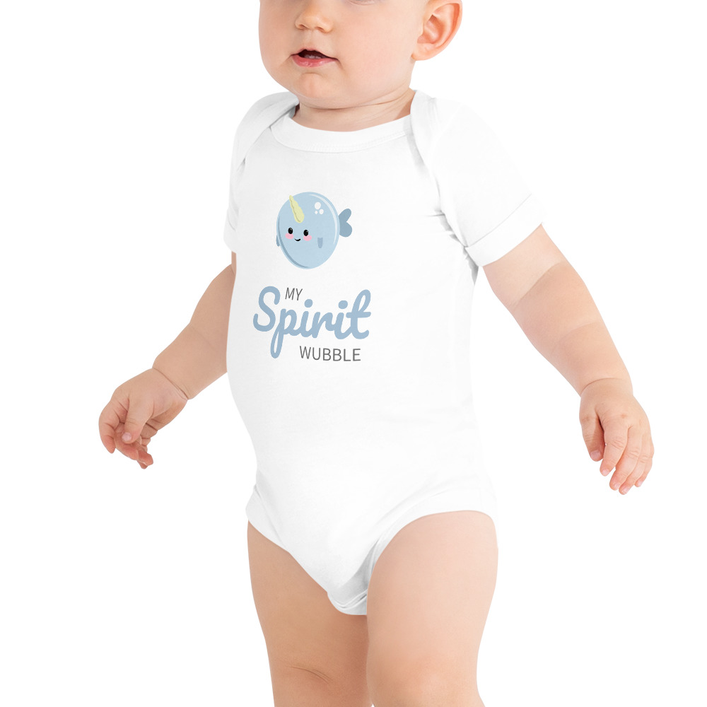 Narwhal My spirit Wubble (Animal) - Baby Bodysuit - Image 2