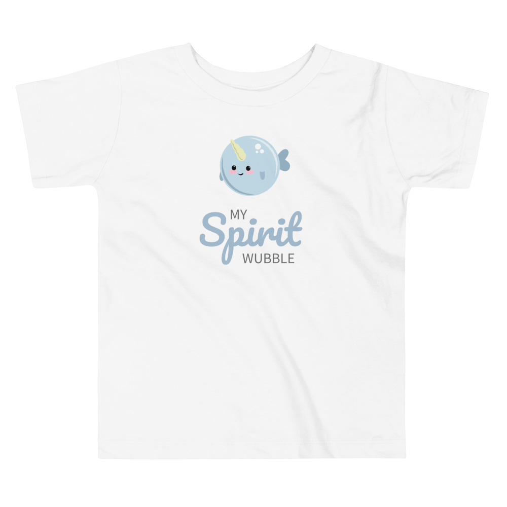 Narwhal My Spirit Wubble (Animal) - Toddler Short Sleeve Tee