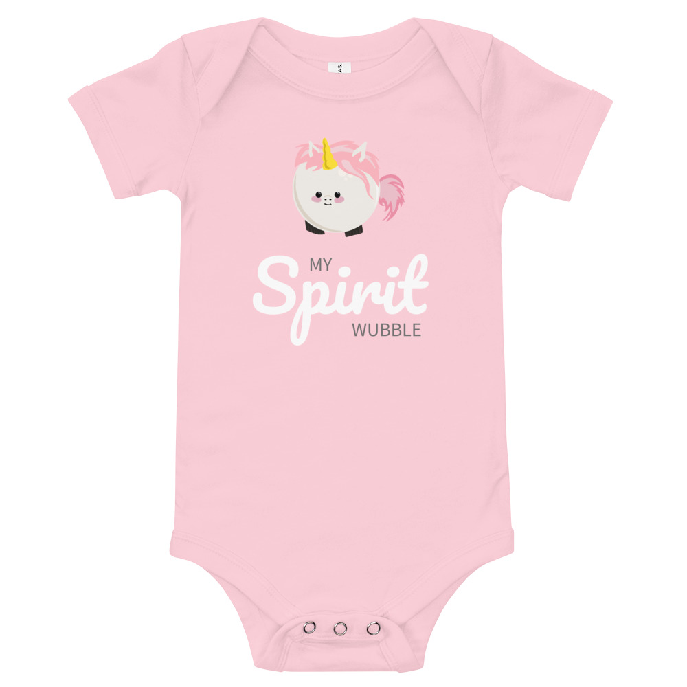 Unicorn My Spirit Wubble (Animal) - Baby Bodysuit - Image 7