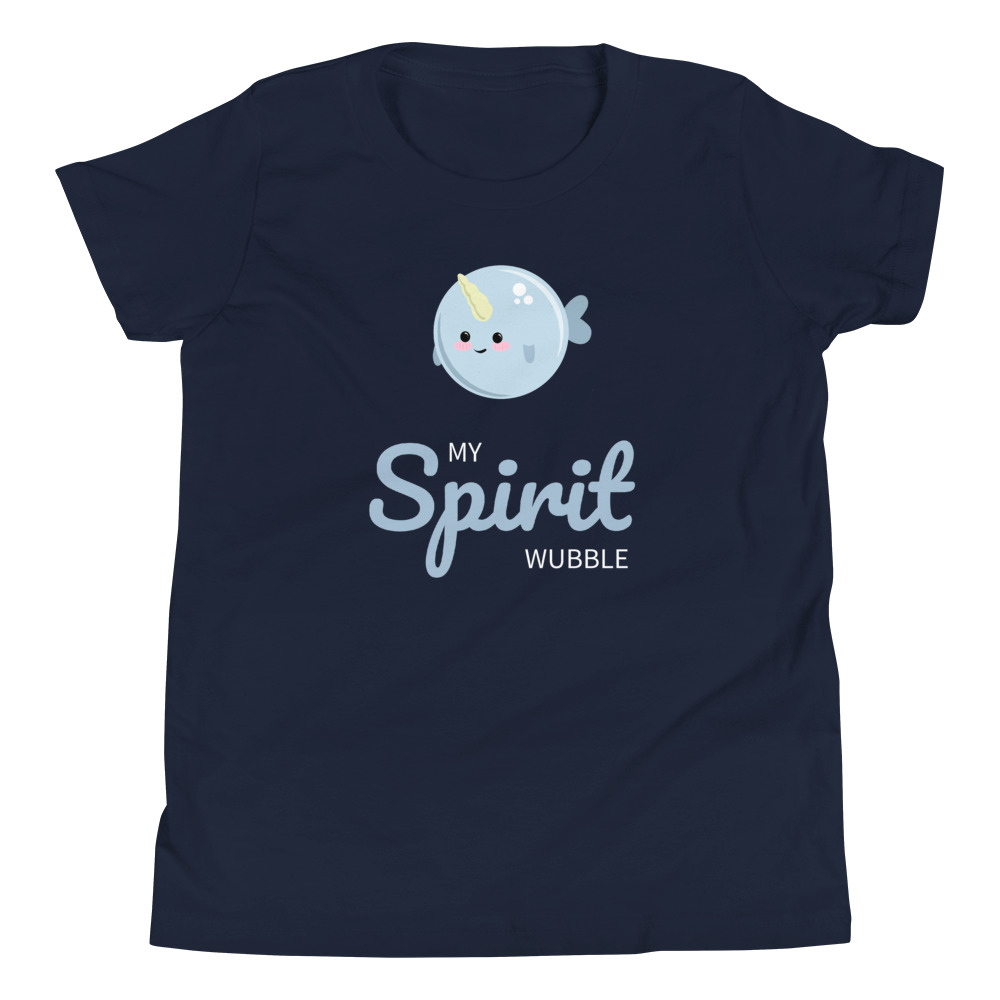 Narwhal My Spirit Wubble (Animal) - Youth Short Sleeve T-Shirt - Image 5