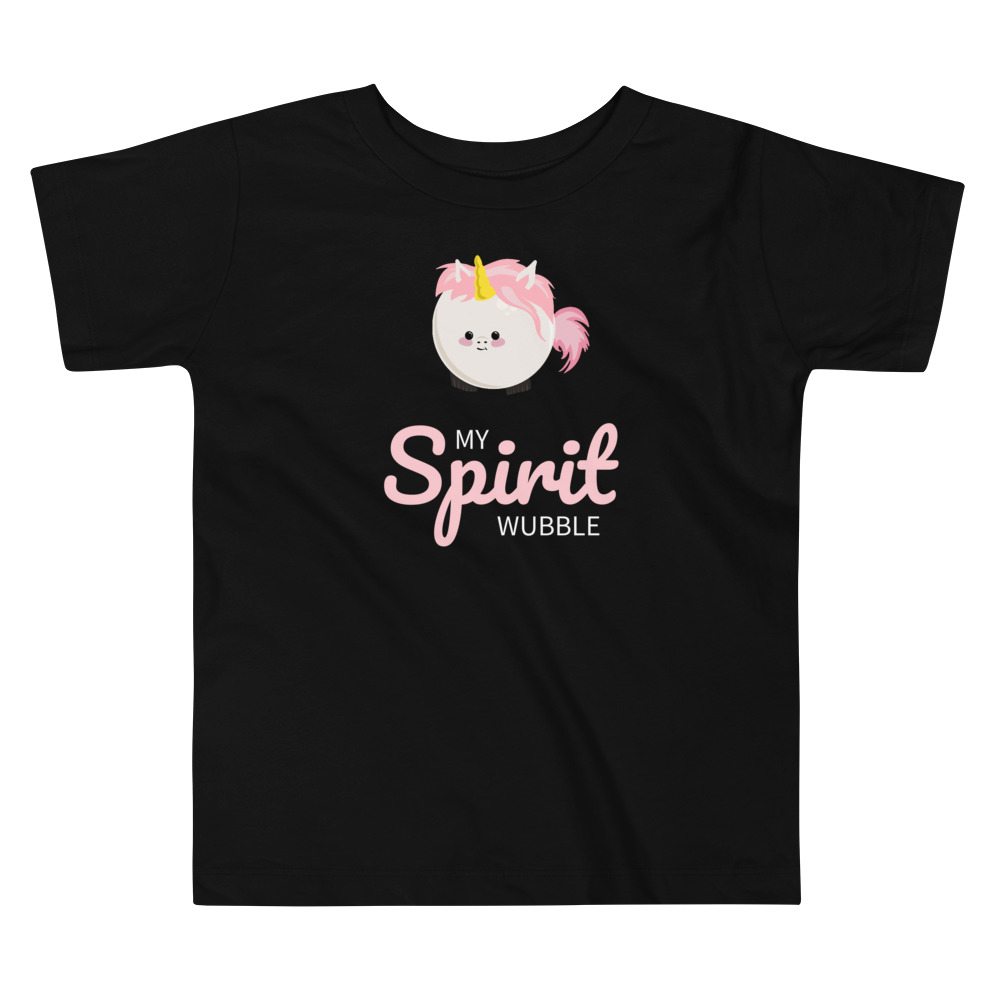 Unicorn My Spirit Wubble (Animal) - Toddler Short Sleeve Tee - Image 4