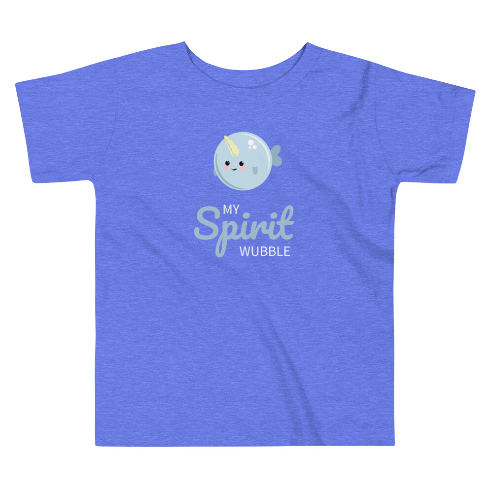 Narwhal My Spirit Wubble (Animal) - Toddler Short Sleeve Tee - Image 4