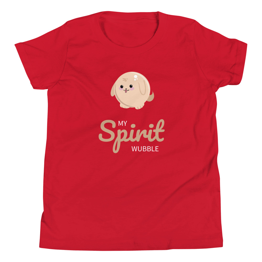 Puppy My Spirit Wubble (Animal) - Youth Short Sleeve T-Shirt - Image 4
