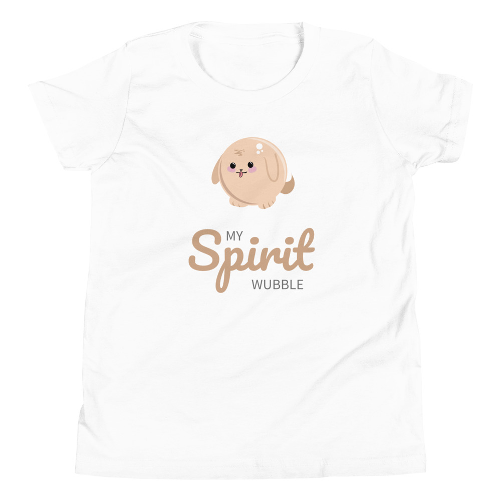 Puppy My Spirit Wubble (Animal) - Youth Short Sleeve T-Shirt