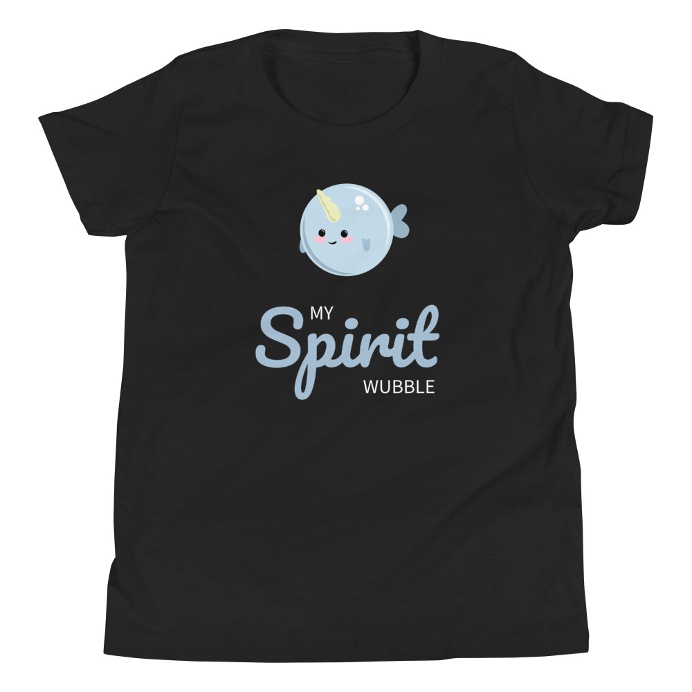 Narwhal My Spirit Wubble (Animal) - Youth Short Sleeve T-Shirt - Image 4