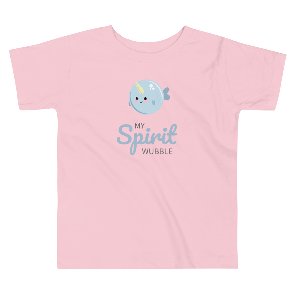 Narwhal My Spirit Wubble (Animal) - Toddler Short Sleeve Tee - Image 3